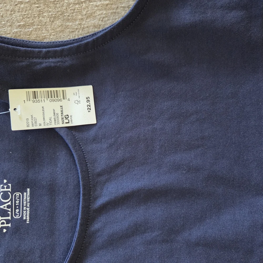 Childrens Place Kids Casual Dress - Navy Blue